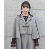 ヘリンボンケープジャケット | axes femme | 詳細画像9