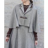 茶 | ヘリンボンケープジャケット | axes femme