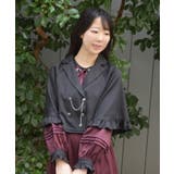 Ｗ釦プチフリルケープ | axes femme | 詳細画像10 