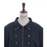 Ｗ釦スリット袖ジップジャケット | axes femme | 詳細画像24 