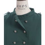 Ｗ釦フィッシュテールケープ | axes femme | 詳細画像14 