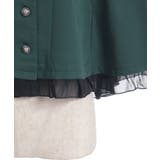 Ｗ釦フィッシュテールケープ | axes femme | 詳細画像15 