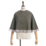 Ｗ釦フィッシュテールケープ | axes femme | 詳細画像19 