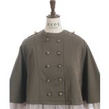 Ｗ釦フィッシュテールケープ | axes femme | 詳細画像22 