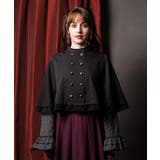 Ｗ釦フィッシュテールケープ | axes femme | 詳細画像4 