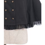 Ｗ釦フィッシュテールケープ | axes femme | 詳細画像9 