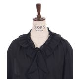 ラッフルフリルシフォンケープ | axes femme | 詳細画像21 