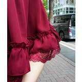 ラッフルフリルシフォンケープ | axes femme | 詳細画像6 