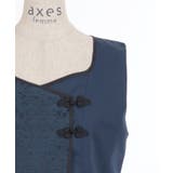 チャイナ風ジャガード切替ベスト | axes femme | 詳細画像21