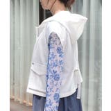 フード付ミリタリー風ベスト | axes femme | 詳細画像2