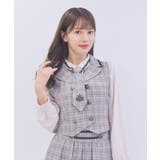茶 | バックレースアップベスト | axes femme