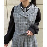 黒 | バックレースアップベスト | axes femme