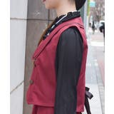 ディープネックジップベスト | axes femme | 詳細画像2