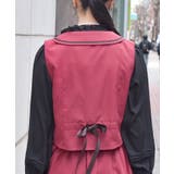 ディープネックジップベスト | axes femme | 詳細画像3