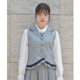 レースフリルミディベスト | axes femme | 詳細画像4 