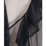 ミドル丈ドットチュールガウン | axes femme | 詳細画像11 