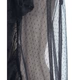 ミドル丈ドットチュールガウン | axes femme | 詳細画像12 