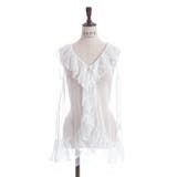 ミドル丈ドットチュールガウン | axes femme | 詳細画像14 