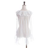 ミドル丈ドットチュールガウン | axes femme | 詳細画像16 