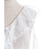 ミドル丈ドットチュールガウン | axes femme | 詳細画像21 