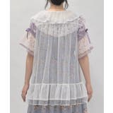 ミドル丈ドットチュールガウン | axes femme | 詳細画像3 