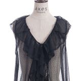 ミドル丈ドットチュールガウン | axes femme | 詳細画像9 