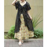 黒 | ラッフルフリルガウン | axes femme