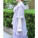 紫陽花刺繍フリルガウン | axes femme | 詳細画像2 