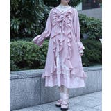 ピンク | ボリュームフリルガウン | axes femme