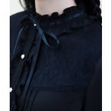 梯子レーススタンドカラーブラウス | axes femme | 詳細画像5