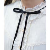 梯子レーススタンドカラーブラウス | axes femme | 詳細画像7