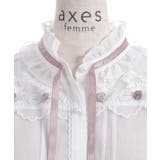 プチローズ×リボンレースブラウス | axes femme | 詳細画像15