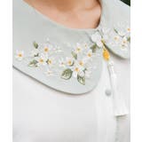 ジャスミン刺繍チャイナブラウス | axes femme | 詳細画像4 