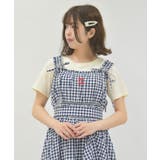 チェリー刺繍チェックビスチェ | axes femme | 詳細画像9