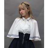 ジャボブローチ付ケープブラウス | axes femme | 詳細画像7