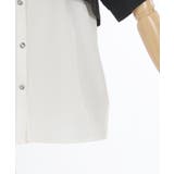 バイカラーフラシシャツ | axes femme | 詳細画像17
