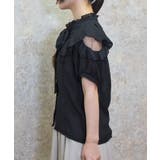 肩開き風リボンブラウス | axes femme | 詳細画像2