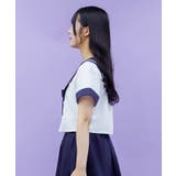 ダブルボタンセーラーブラウス | axes femme | 詳細画像2