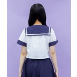 ダブルボタンセーラーブラウス | axes femme | 詳細画像3