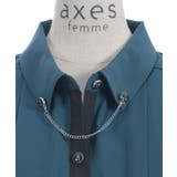 チェーン付プリーツフラシブラウス | axes femme | 詳細画像20