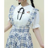 生成り | ビスケット刺繍レイヤードブラウス | axes femme
