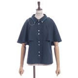 連釦×チェーン付きケープブラウス | axes femme | 詳細画像8