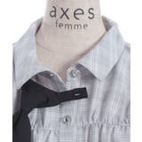 ネクタイ付シャーリングシャツ | axes femme | 詳細画像16