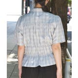 ネクタイ付シャーリングシャツ | axes femme | 詳細画像3