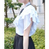 チューリップスリーブブラウス | axes femme | 詳細画像2 