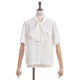 レース使いリボンブラウス | axes femme | 詳細画像17 