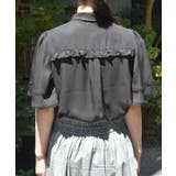 レース使いリボンブラウス | axes femme | 詳細画像3 