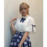 リボンブローチ付き姫袖風ブラウス | axes femme | 詳細画像8 