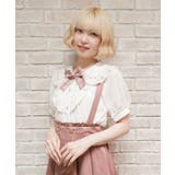 ブローチ付ハシゴレース衿ブラウス | axes femme | 詳細画像9 