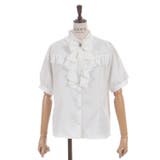 リボン×ジャボブローチブラウス | axes femme | 詳細画像13 